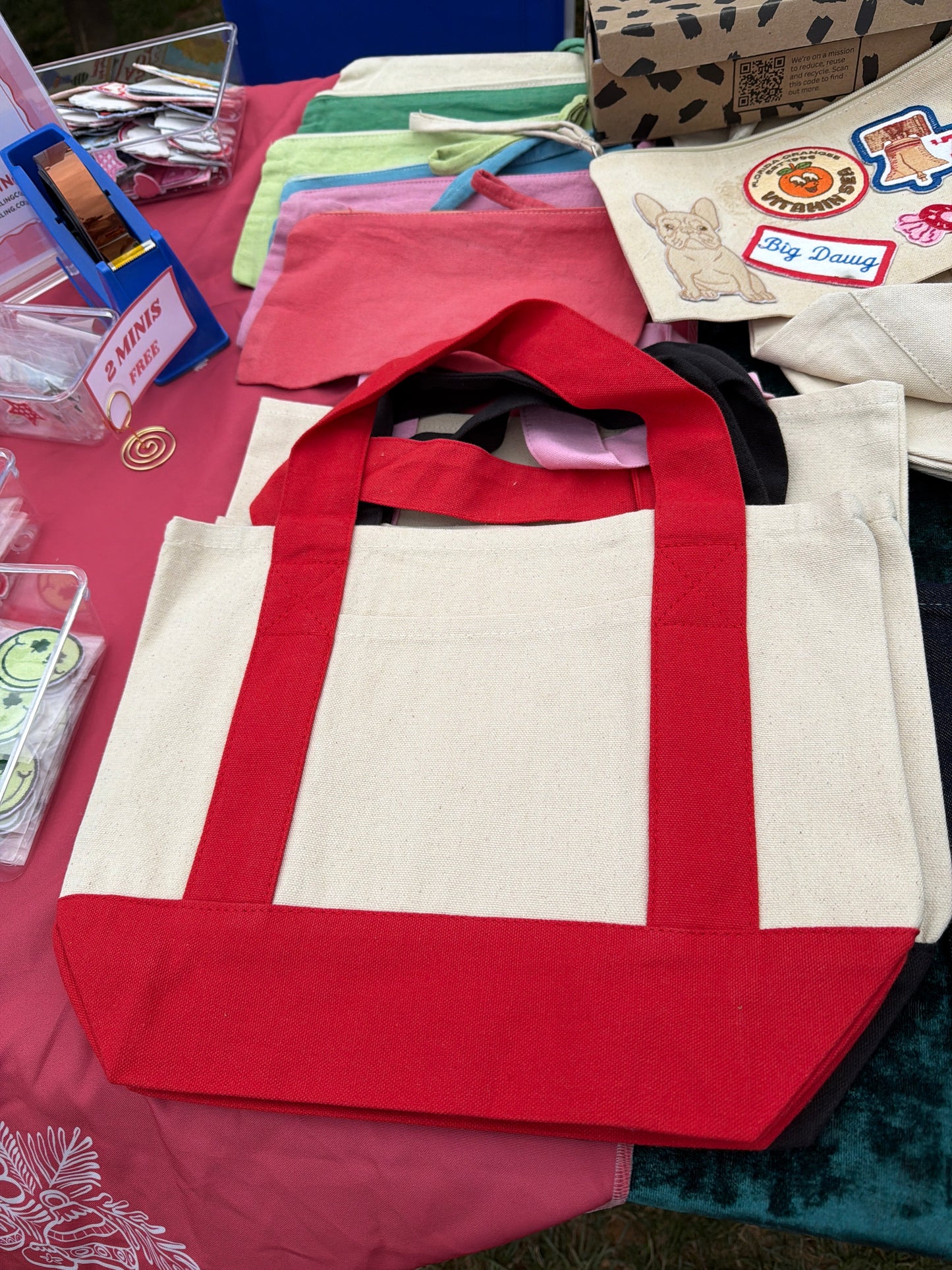 Mini Canvas Tote