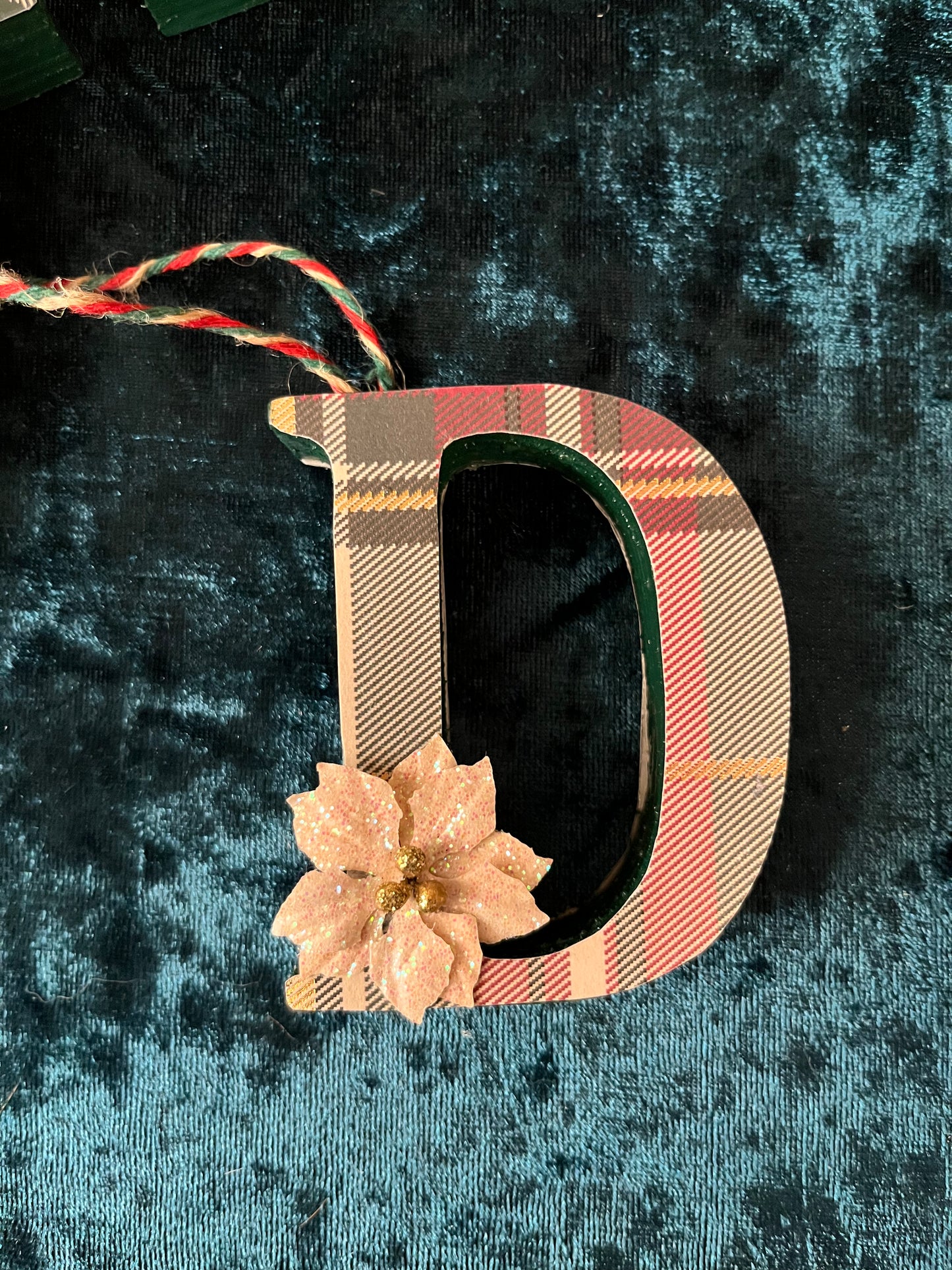 Letter D Ornament