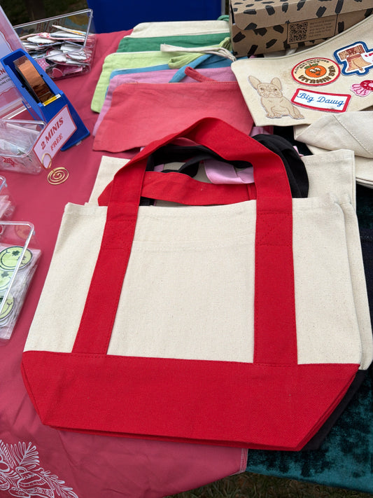 Mini Canvas Tote
